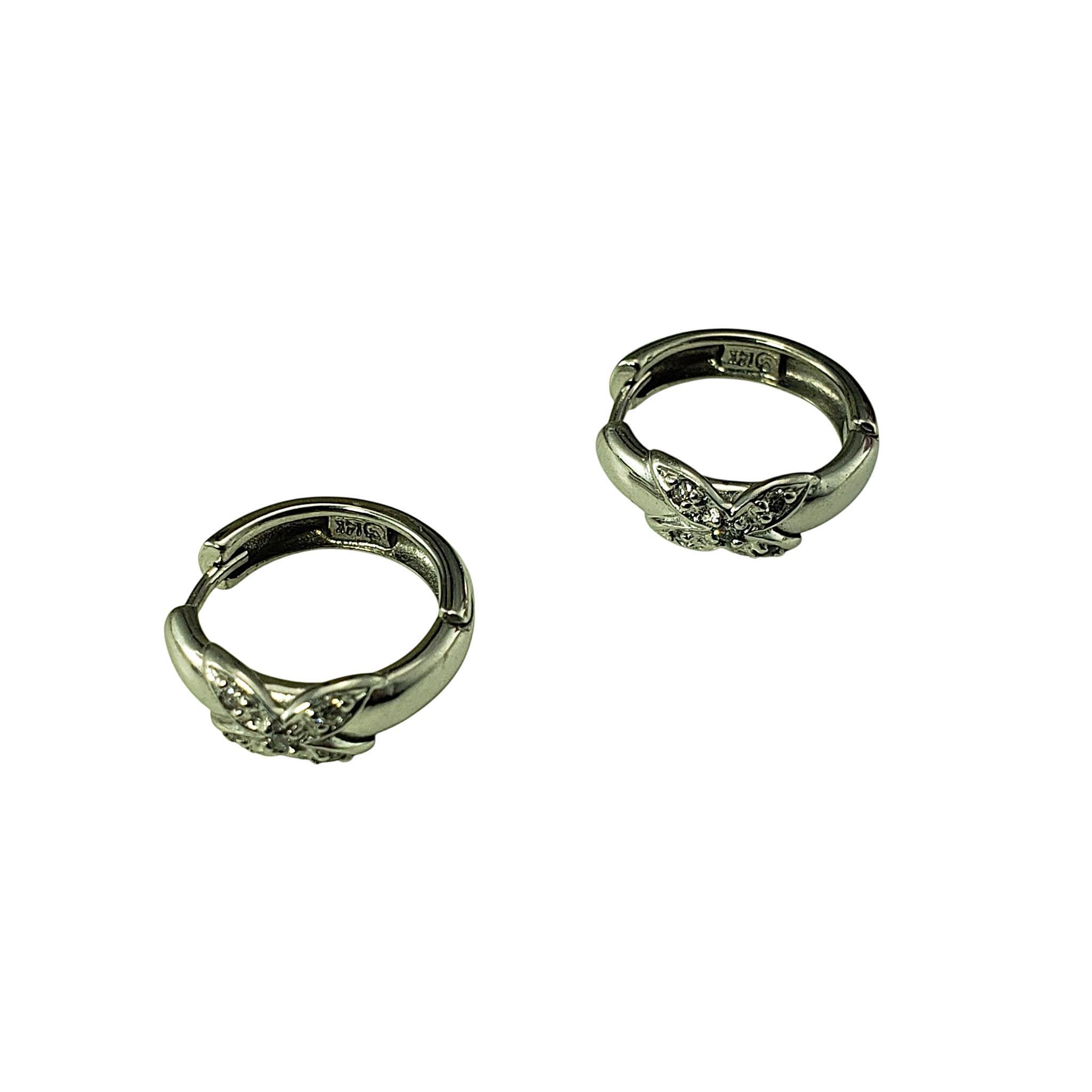 14 Karat White Gold and Diamond 