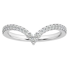 Anillo de Diamantes Belle de Oro Blanco de 14 Quilates '1/5 Quilate