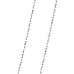 14 Karat White Gold Diamond “A” Necklace