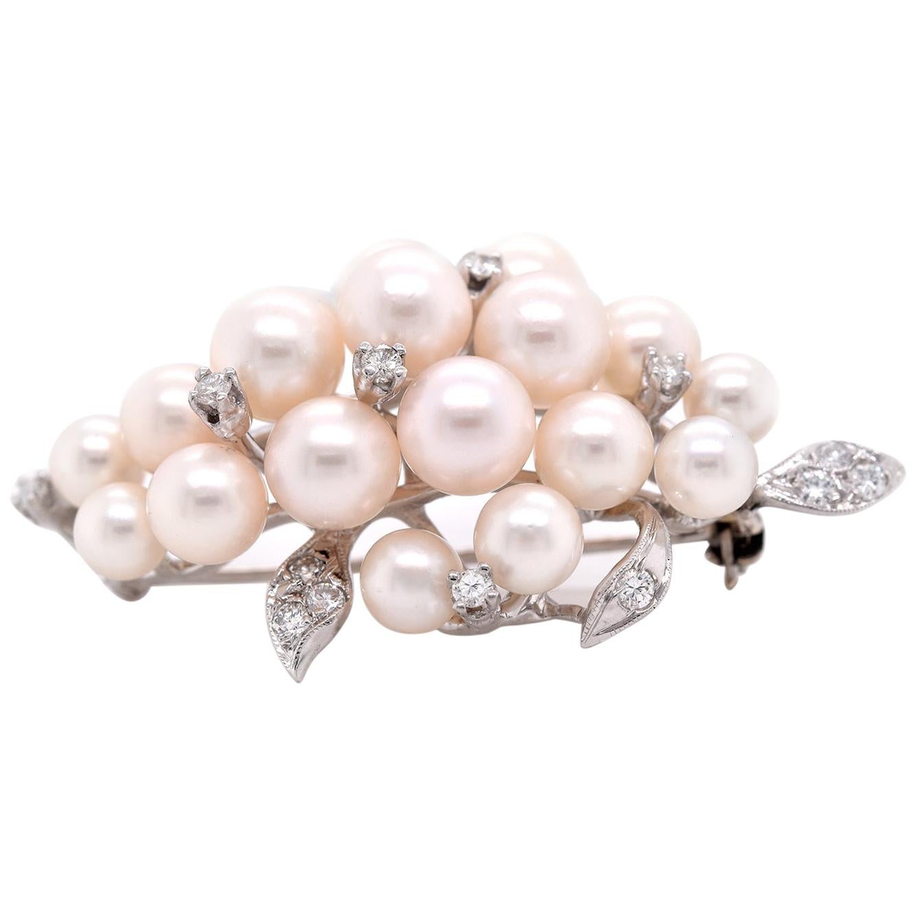 Antique Pearl Brooches 991 For Sale at 1stdibs