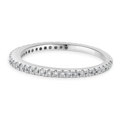 14 Karat White Gold Diamond Anniversary Ring