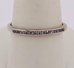 14 Karat White Gold Diamond Band / Bridal Ring