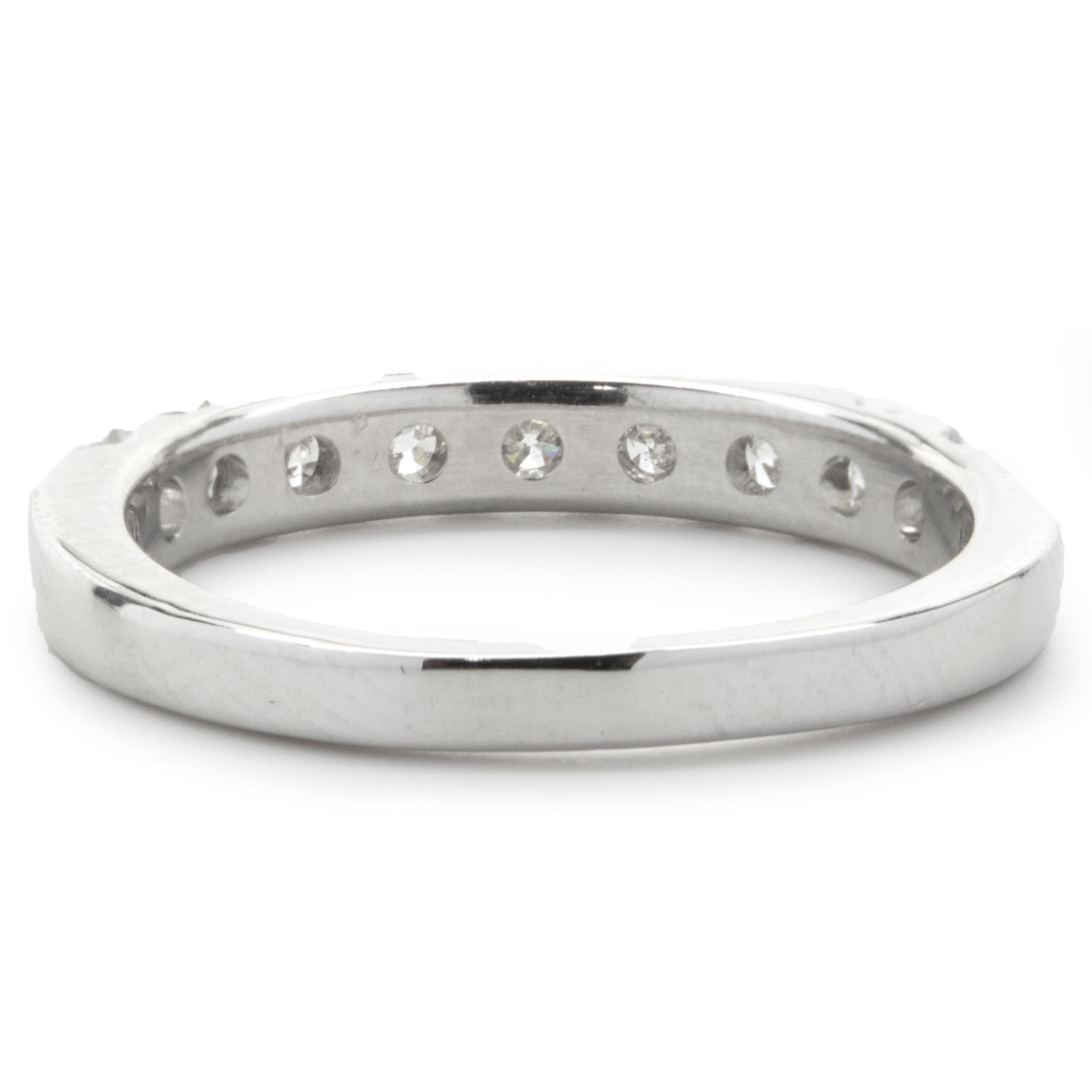 Bracelet en or blanc 14 carats avec diamants Excellent état - En vente à Scottsdale, AZ