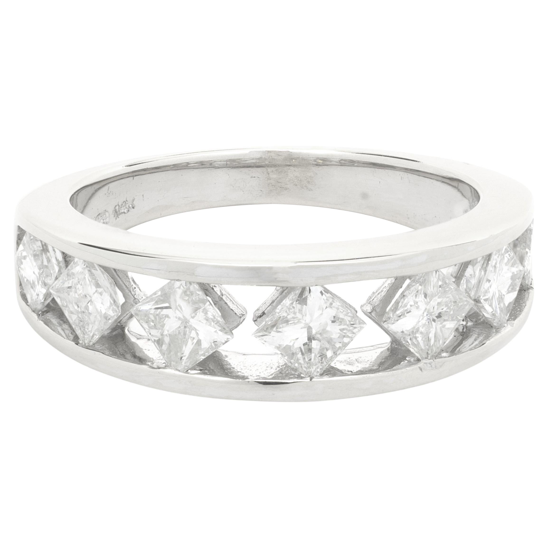 Bracelet en or blanc 14 carats et diamants