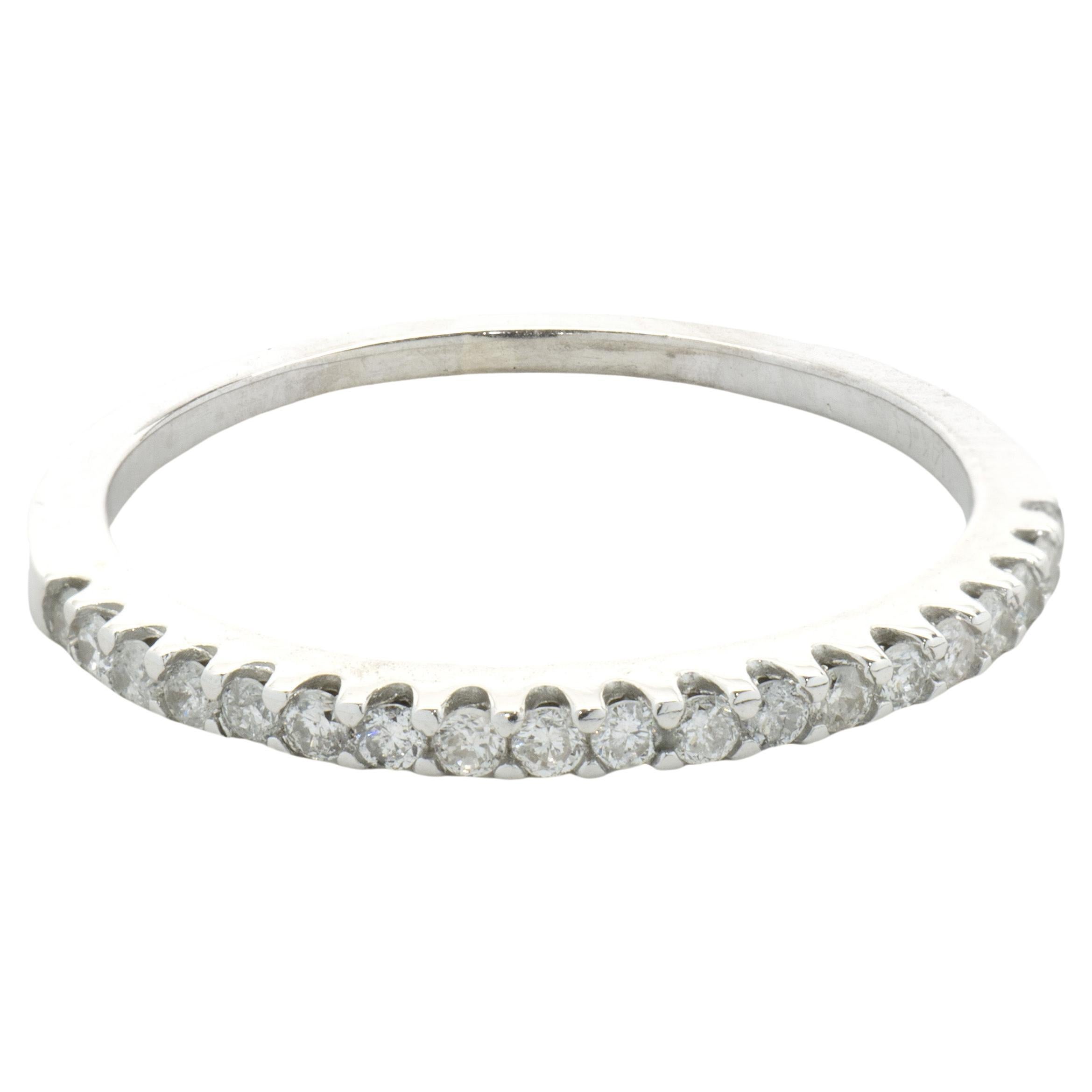 Bracelet en or blanc 14 carats avec diamants