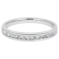 Bracelet en or blanc 14 carats avec diamants