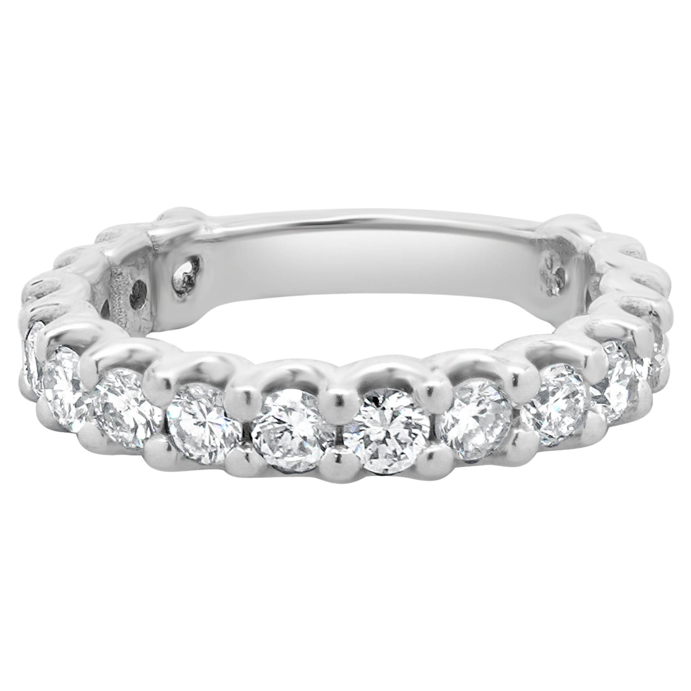 Bracelet en or blanc 14 carats avec diamants