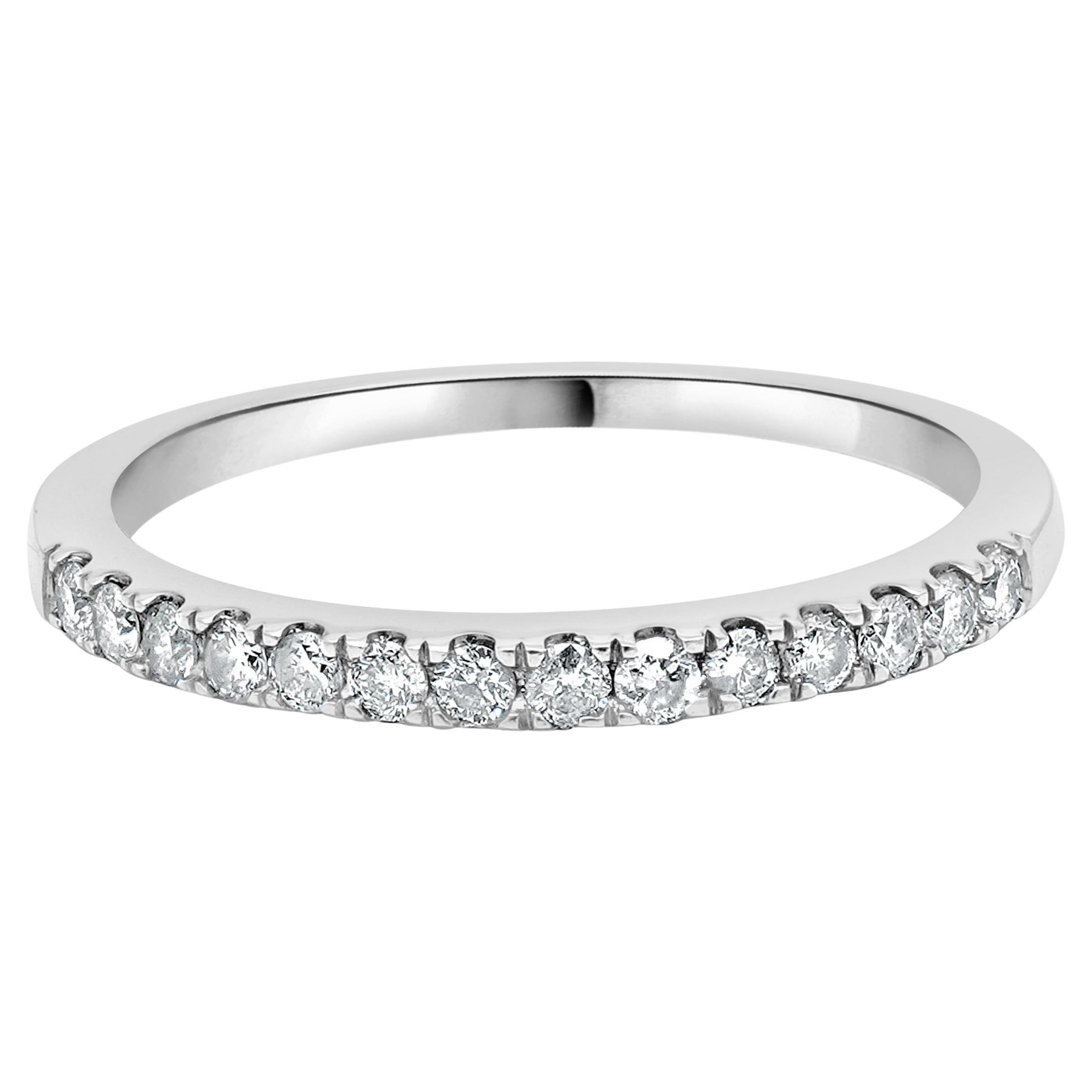 Bracelet en or blanc 14 carats avec diamants