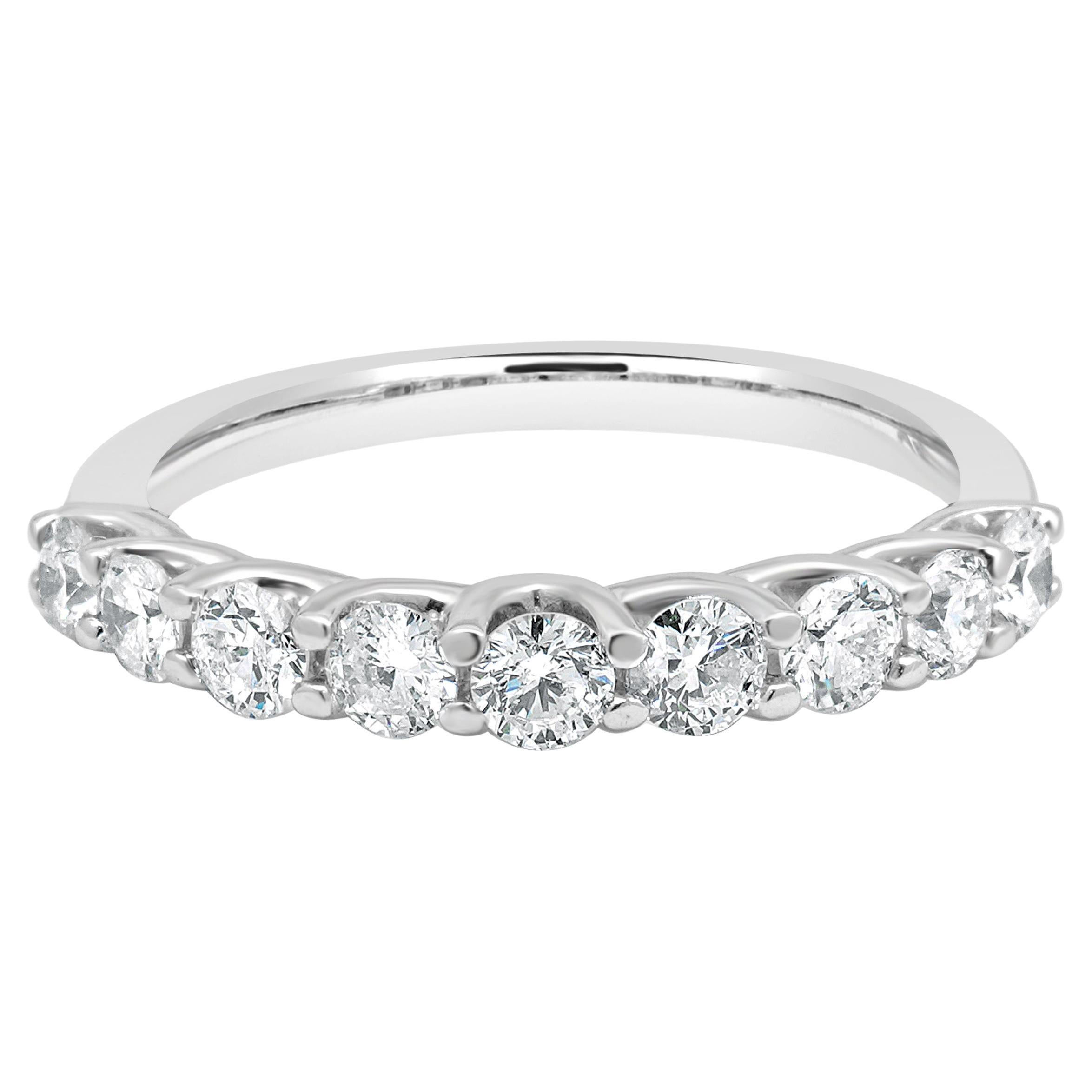 Bracelet en or blanc 14 carats avec diamants