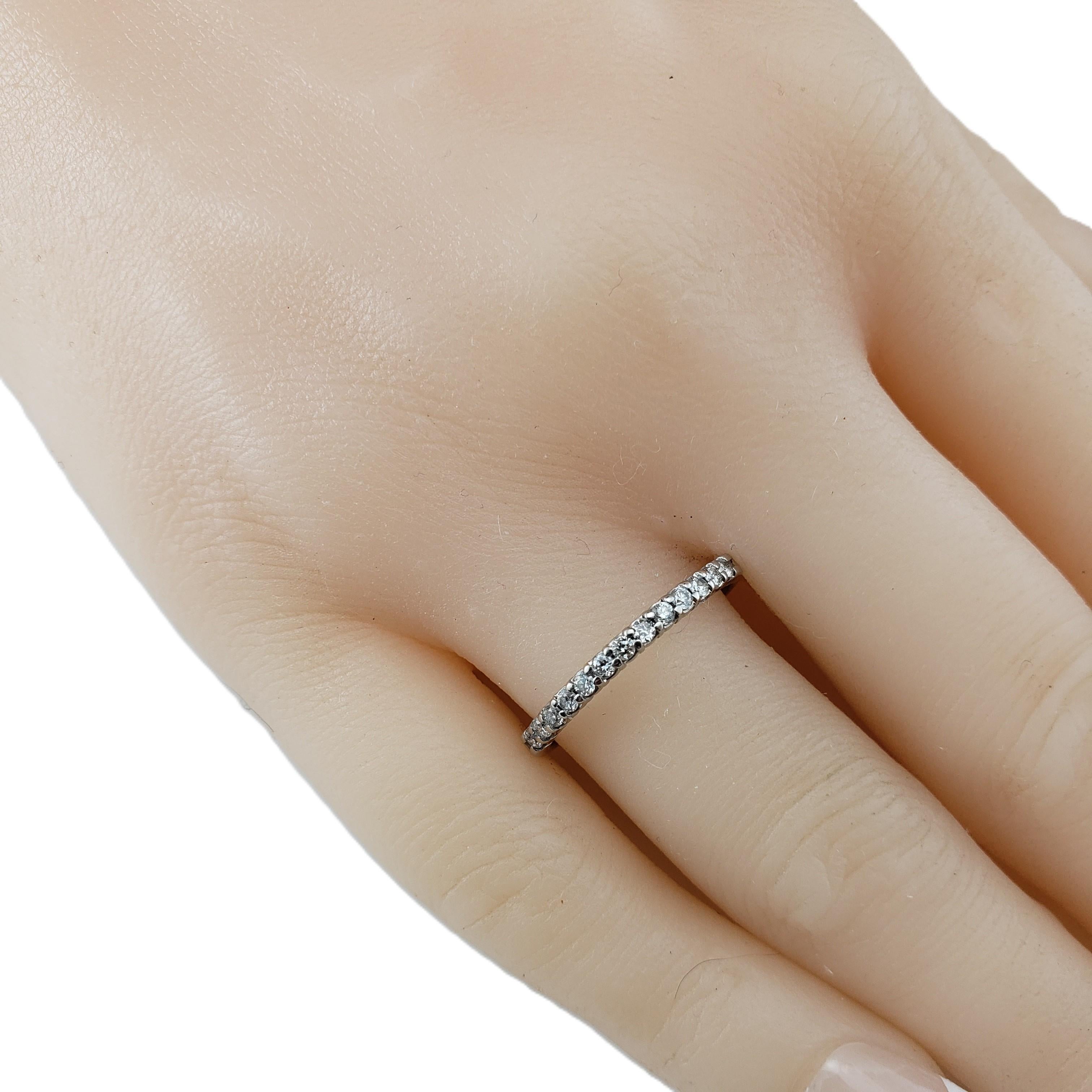 14 Karat Weißgold Diamant-Ring Größe 7,75 #21458 im Angebot 2