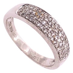 Used 14 Karat White Gold Diamond Bridal Ring 1.00 TDW