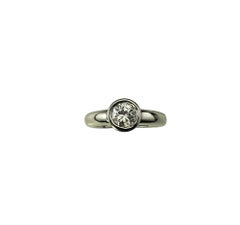 14 Karat White Gold Diamond Engagement Ring Size 5.25 #20708