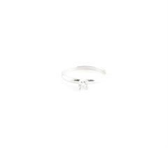 14 Karat White Gold Diamond Engagement Ring