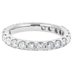 Sortija de oro blanco de 14 quilates con diamantes