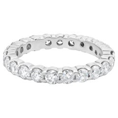 14 Karat White Gold Diamond Eternity Ring