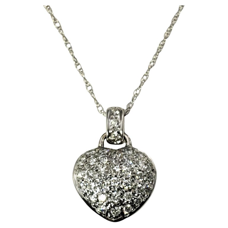 Delancey White Gold Heart