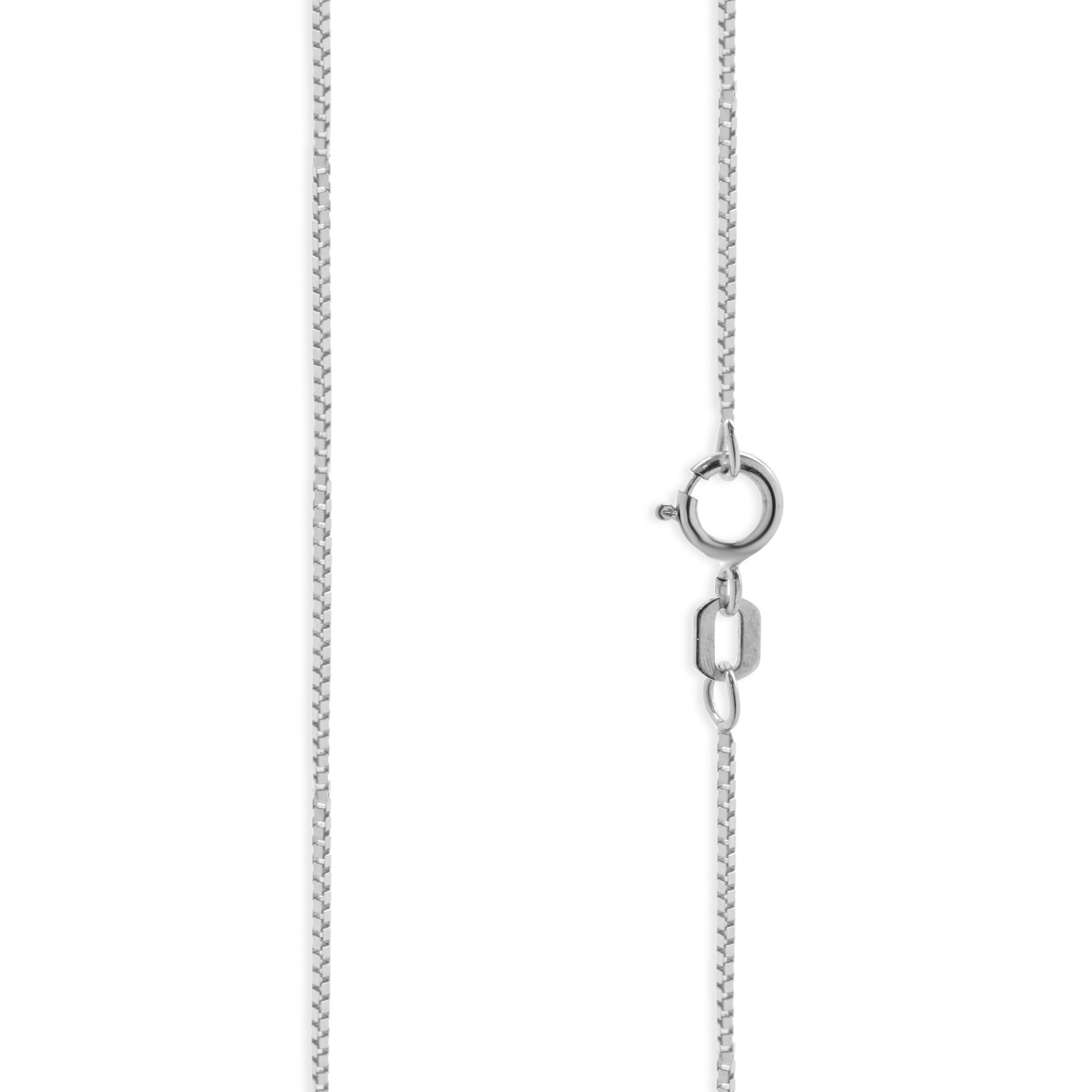 Taille baguette Collier nœud en or blanc 14 carats avec diamants en vente