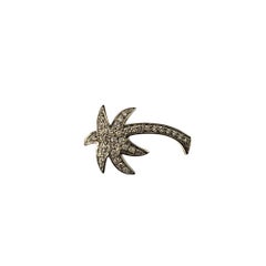 14 Karat White Gold Diamond Palm Tree Pendant #19556
