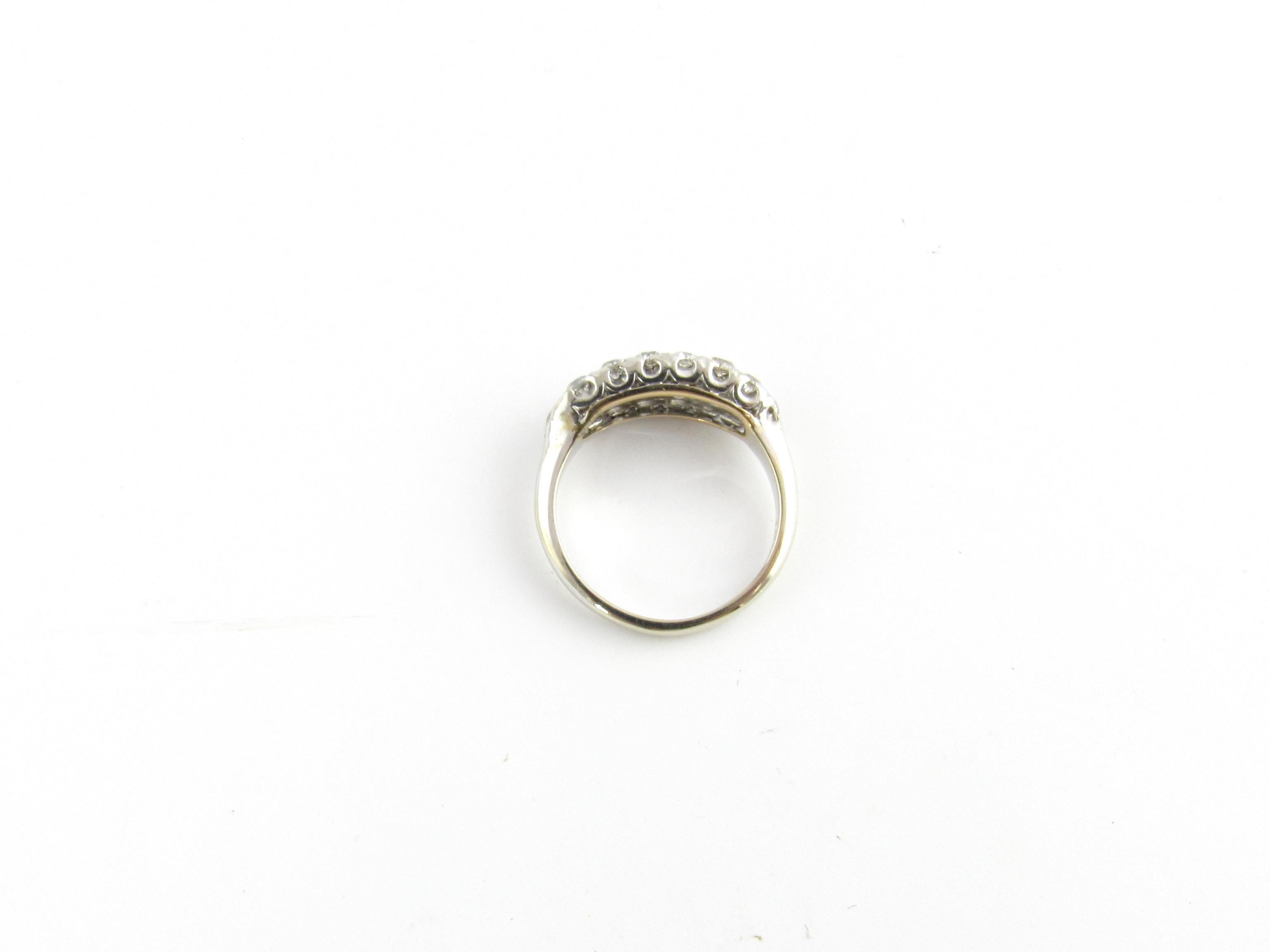 14 Karat White Gold Diamond Ring For Sale 3