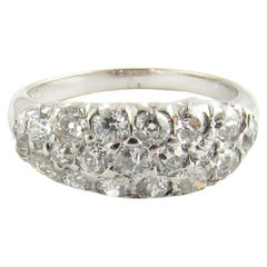 14 Karat White Gold Diamond Ring