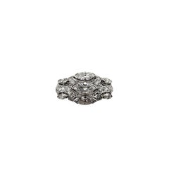 14 Karat White Gold Diamond Ring Size 8 JAGi Certified #21365