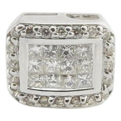 14 Karat White Gold Diamond Slide Pendant 14 Karat White Gold Diamond Slide Pendant