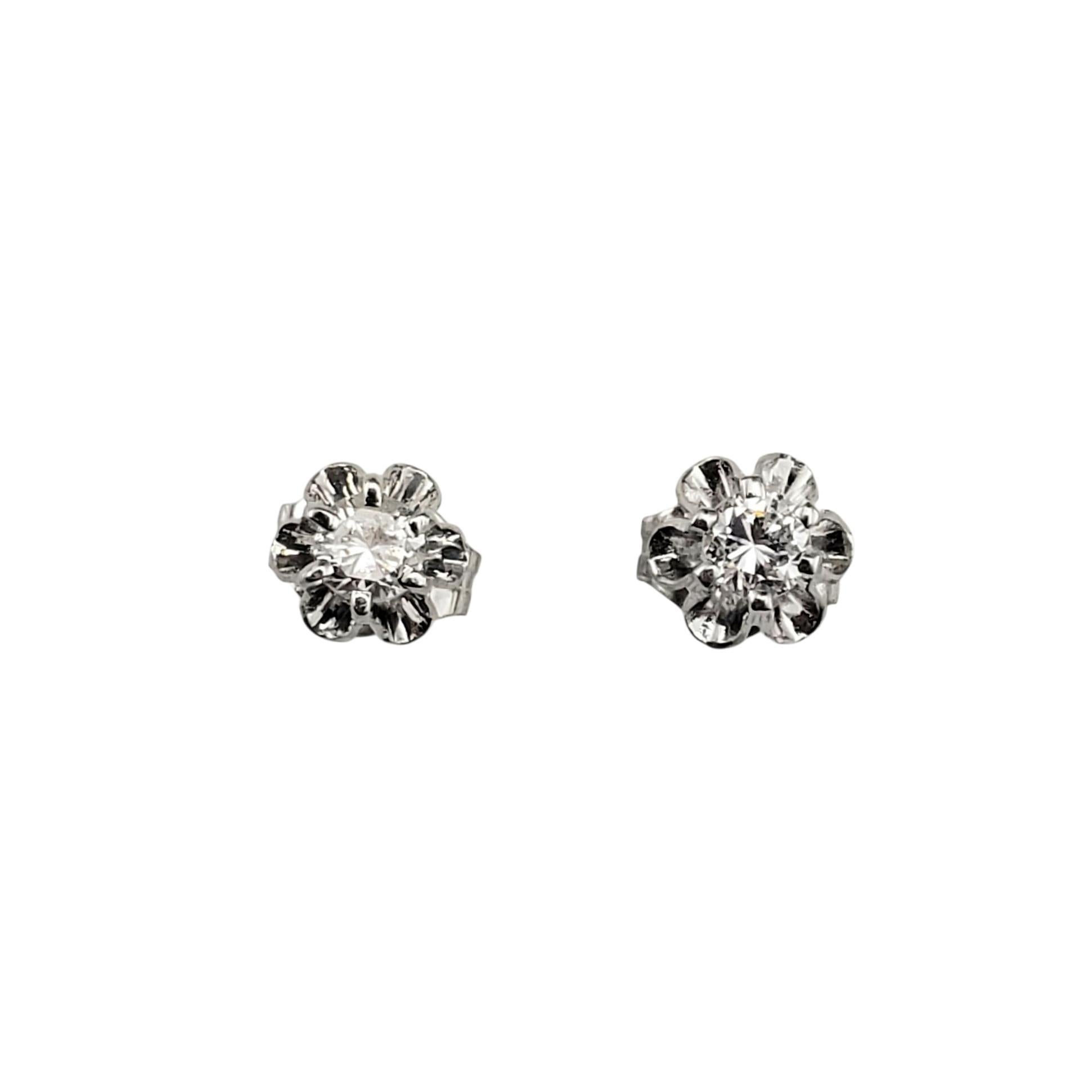 Orecchini con diamanti in oro bianco 14 carati #22310