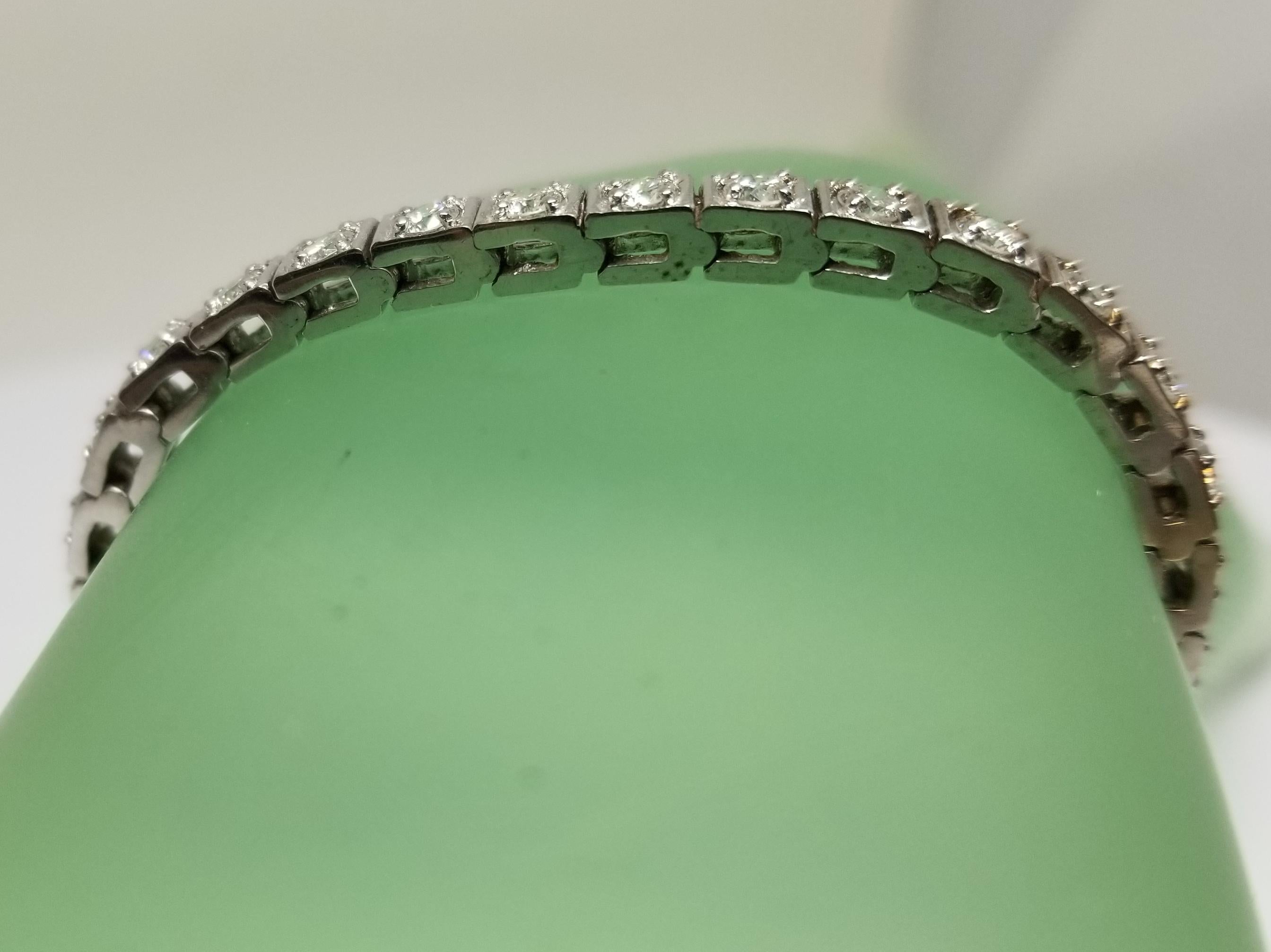 14 Karat White Gold Diamond 