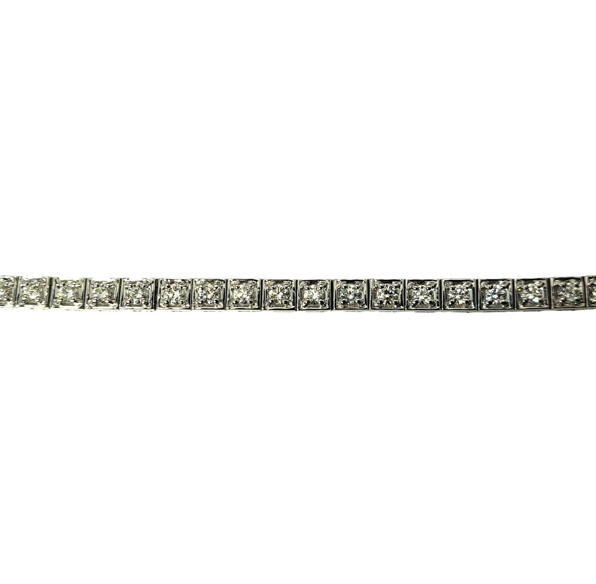 14 Karat Weißgold Diamant-Tennisarmband 2,5 TCW. 4