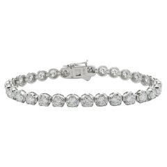 14 Karat White Gold Diamond Tennis Bracelet