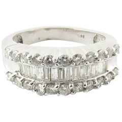 14 Karat White Gold Diamond Wedding/Anniversary Band