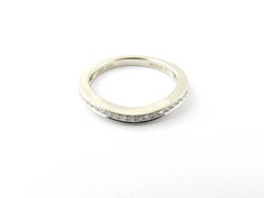 14 Karat White Gold Diamond Wedding Band