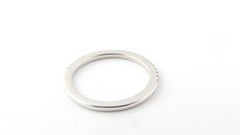 14 Karat Weißgold Diamant-Hochzeitsring