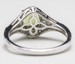 14 Karat White Gold Forte Dauphin Apatite Ring