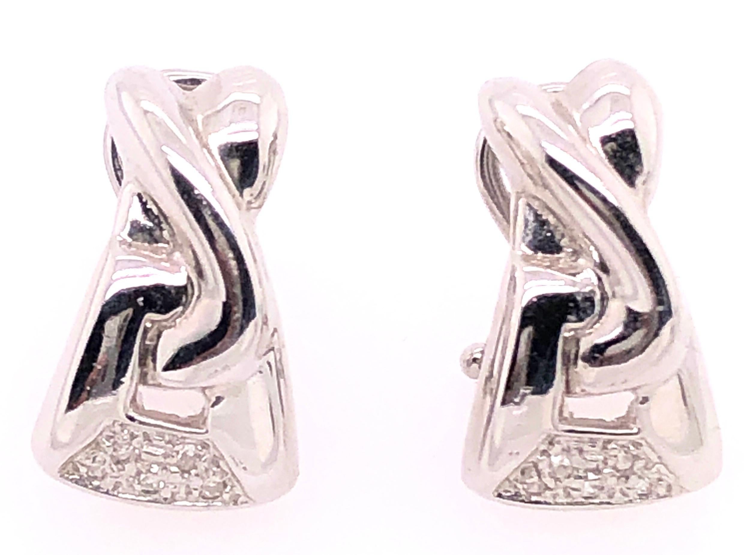 french back diamond earrings
