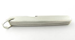 14 Karat White Gold Haynes Stellite Pocket Knife