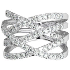 14 Karat White Gold Laval Fashion Diamond Ring '1.00 Carat'