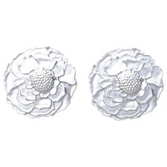 Gemelli da polso Marigold in oro bianco 14 carati