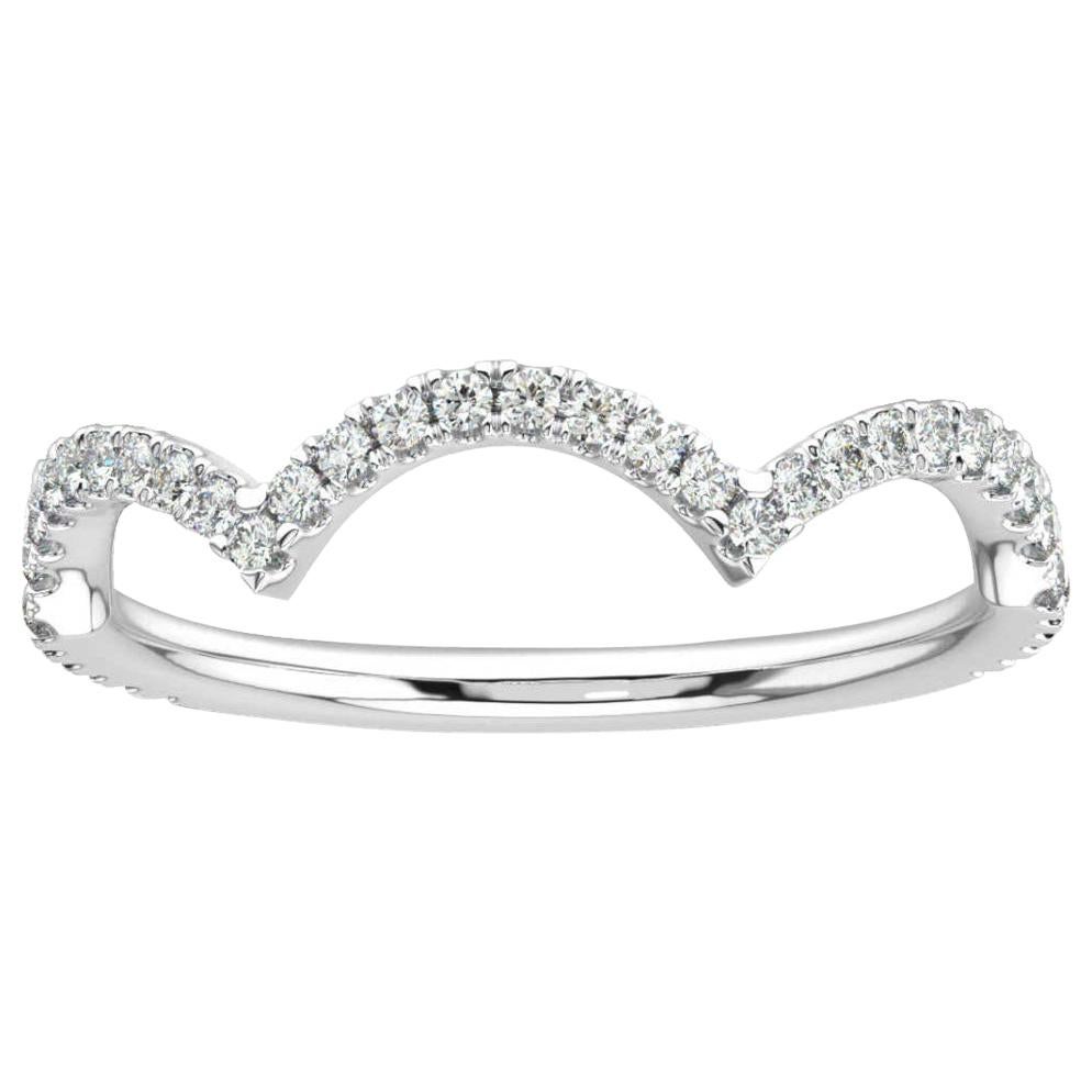14 Karat White Gold Merida Diamond Ring '1/4 Carat' For Sale