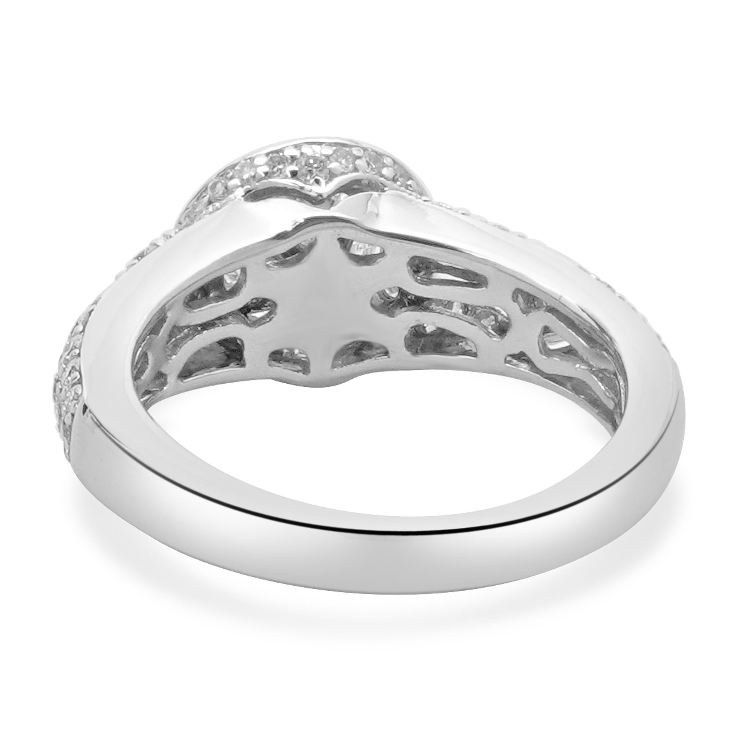 Designer: kundenspezifisch
MATERIAL: 14k Weißgold
Diamant: 0,65cttw
Farbe: K
Klarheit: I1
Diamanten: 55 runde Diamanten im Brillantschliff = 0,30cttw
Farbe: H
Klarheit: SI1
Ringgröße: 4.5 (bitte erlauben Sie zwei zusätzliche Versandtage für