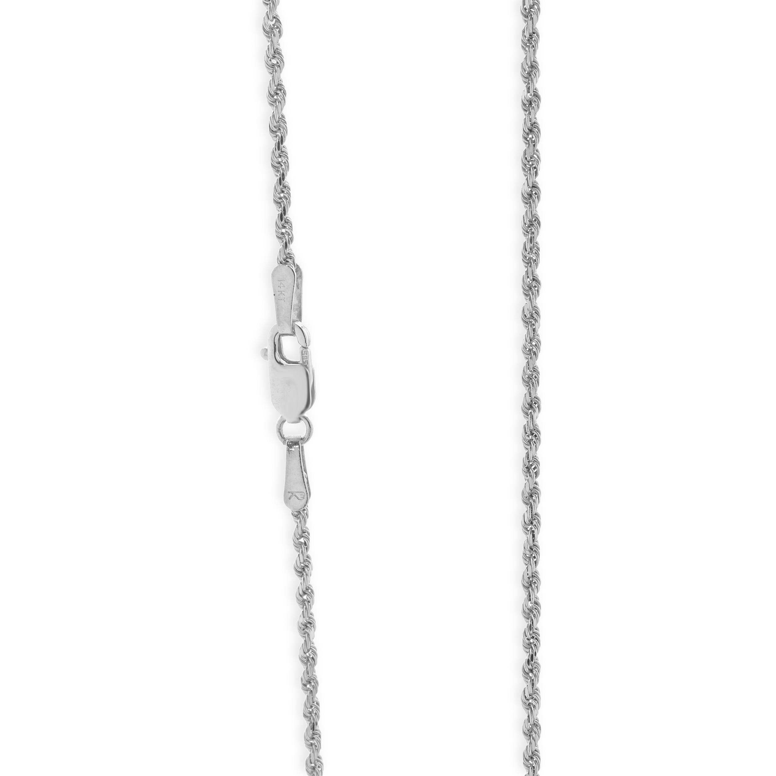 Collana Mystic Topaz e Diamanti in oro bianco 14 carati In condizioni ottime in vendita a Scottsdale, AZ