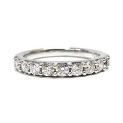 White Gold Half Eternity Diamond Ring