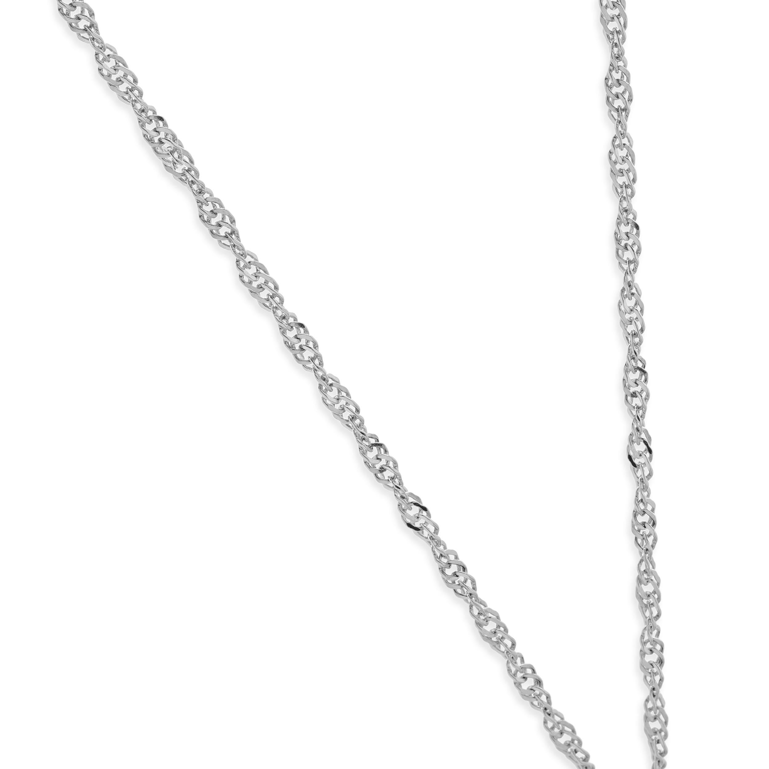 Concepteur : personnalisé
Matériau : Or blanc 14K
Diamants : 86 taille unique = 0,50cttw
Couleur : G
Clarté : SI1
Poids : 2.40 grammes
