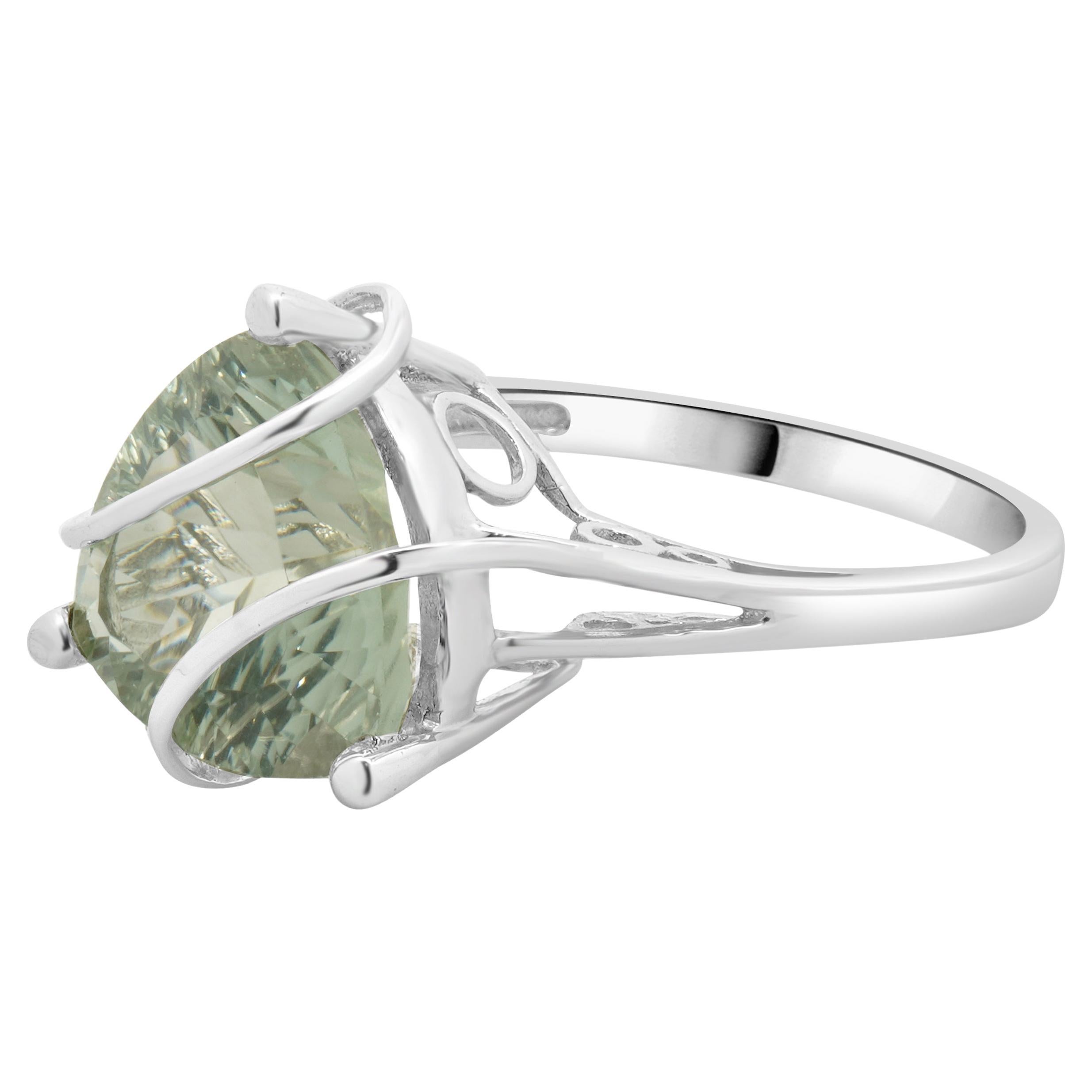 MATERIAL: 14K Weißgold
Prasiolith: Fantasieschliff= 4,68cttw
Diamant: 4 Einzelschliff = 0,04cttw
Abmessungen: Ring oben misst 14,21 mm
Ringgröße: 9 (bitte erlauben Sie bis zu 2 zusätzliche Arbeitstage für Größenanfragen)
Gewicht: 4,5 Gramm
