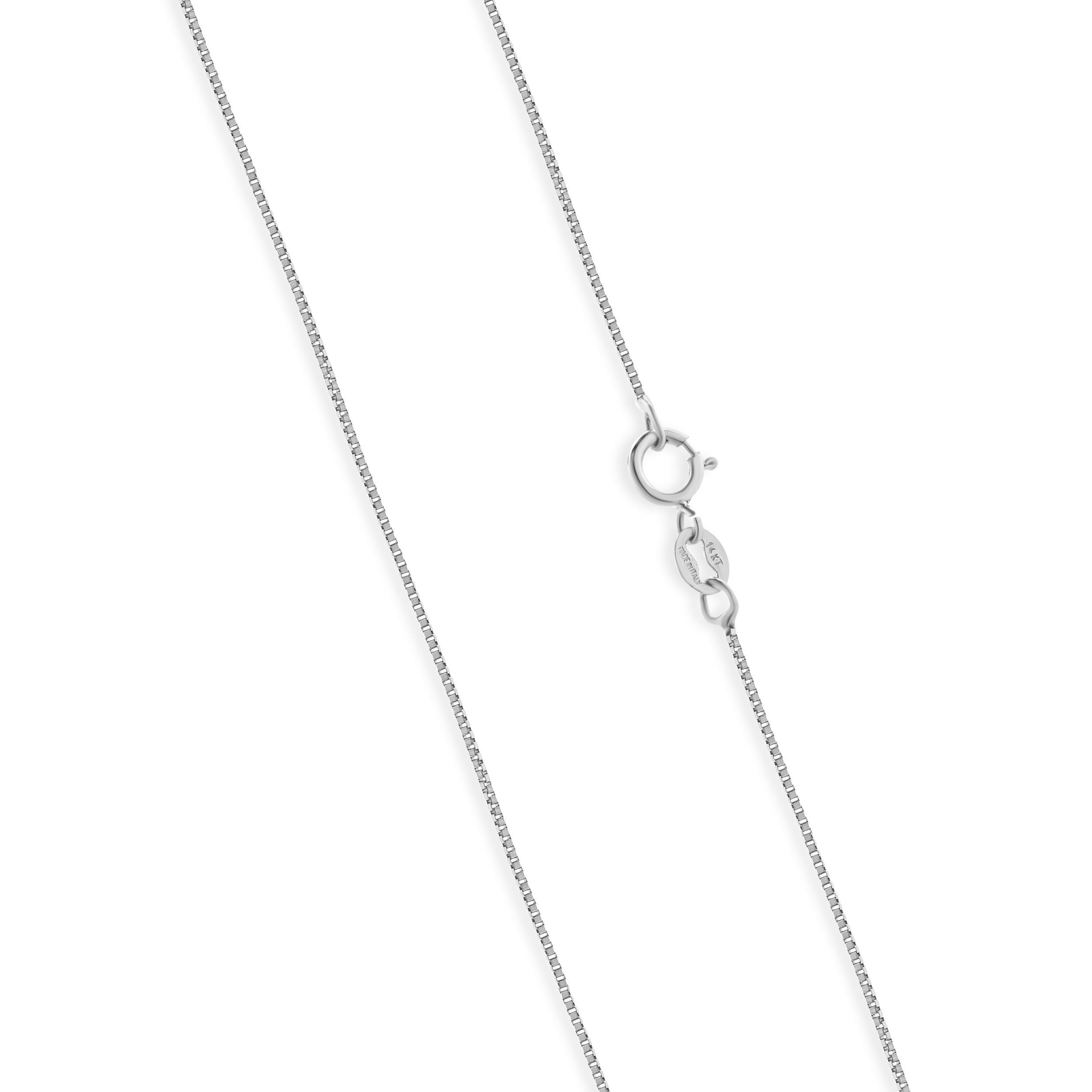 Collar de Diamantes de Oro Blanco de 14 Kilates Pasado, Presente y Futuro en Excelente estado para la venta en Scottsdale, AZ