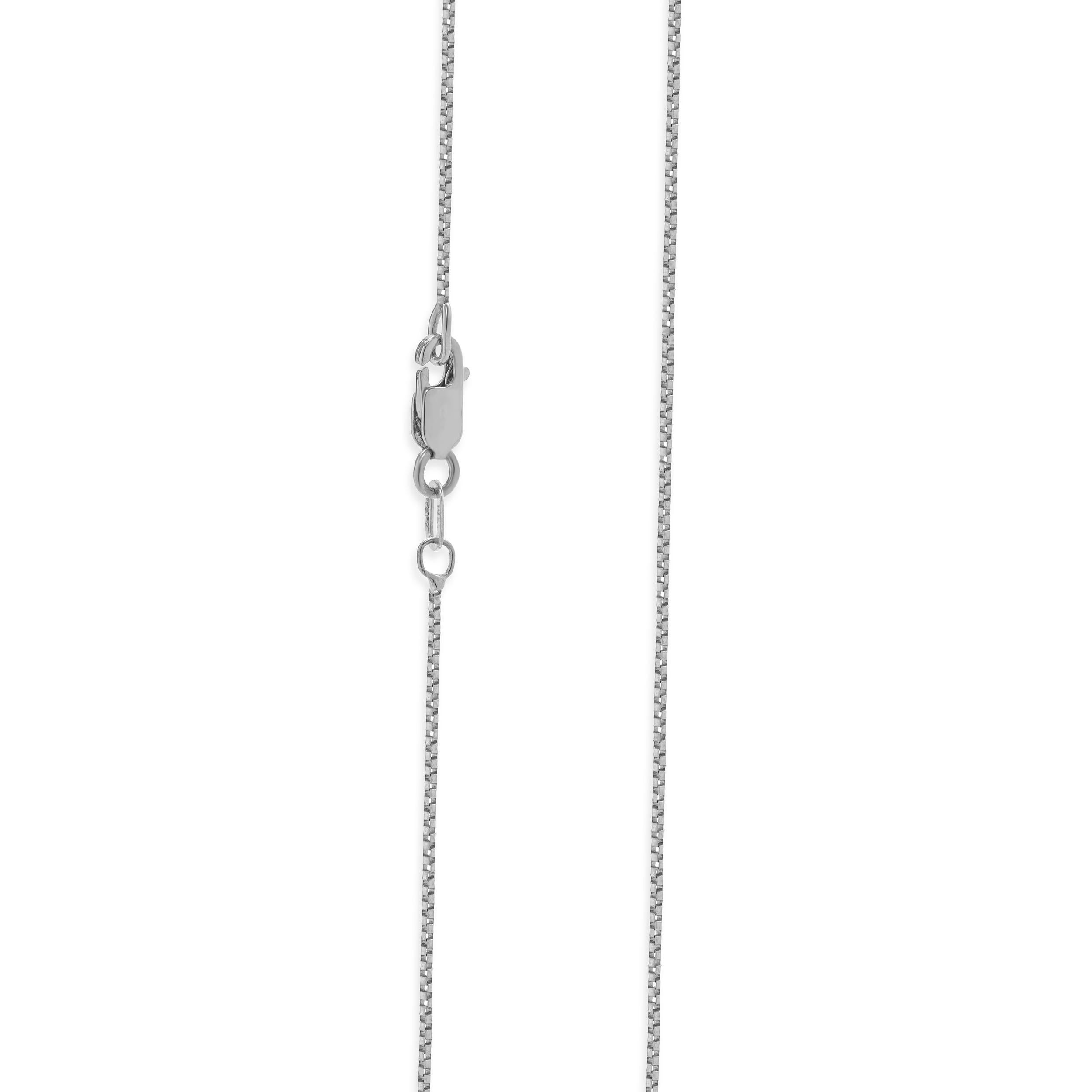 Round Cut 14 Karat White Gold Past, Present, Future Diamond Necklace For Sale