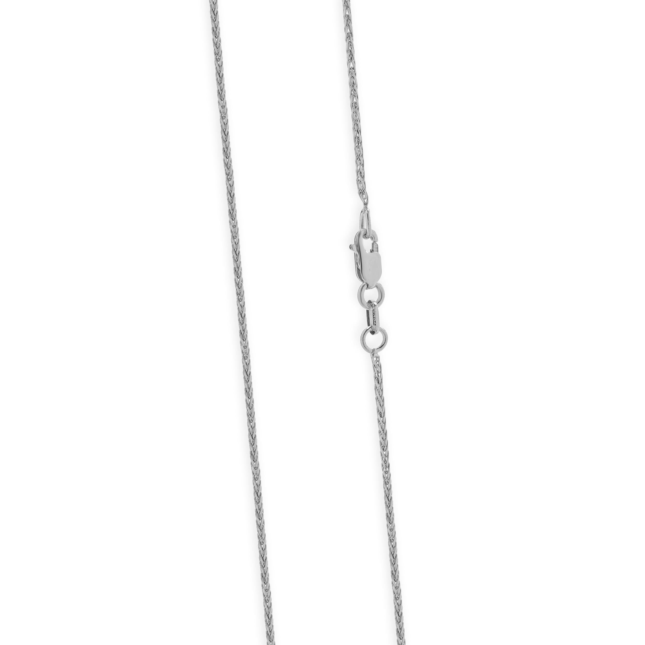 14 Karat White Gold Pear Drop Diamond Necklace In Excellent Condition For Sale In Scottsdale, AZ