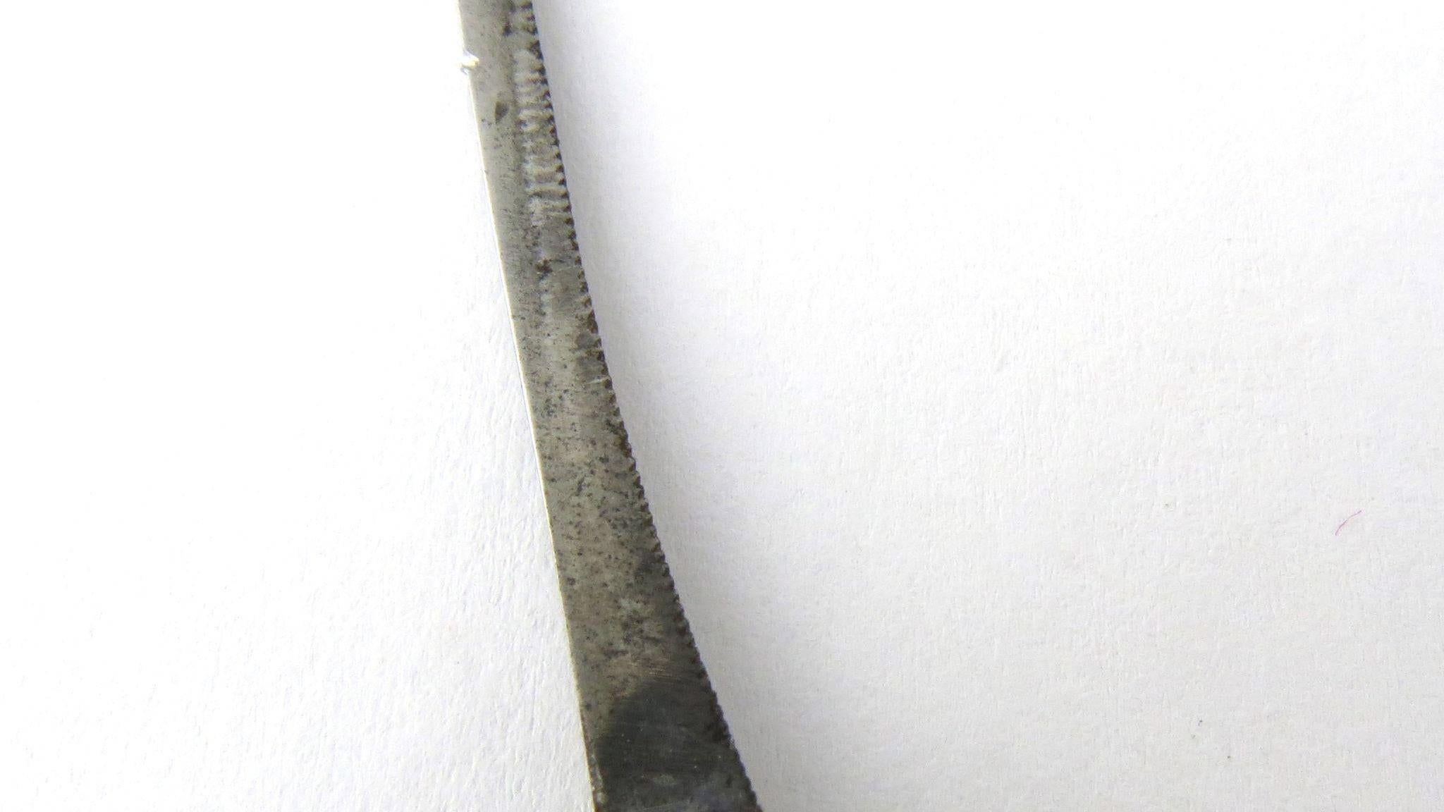 14 Karat White Gold Pocket Fruit Knife In Good Condition In Washington Depot, CT