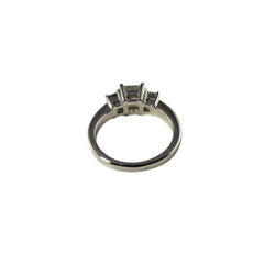 14 Karat White Gold Princess Cut Diamond Engagement Ring