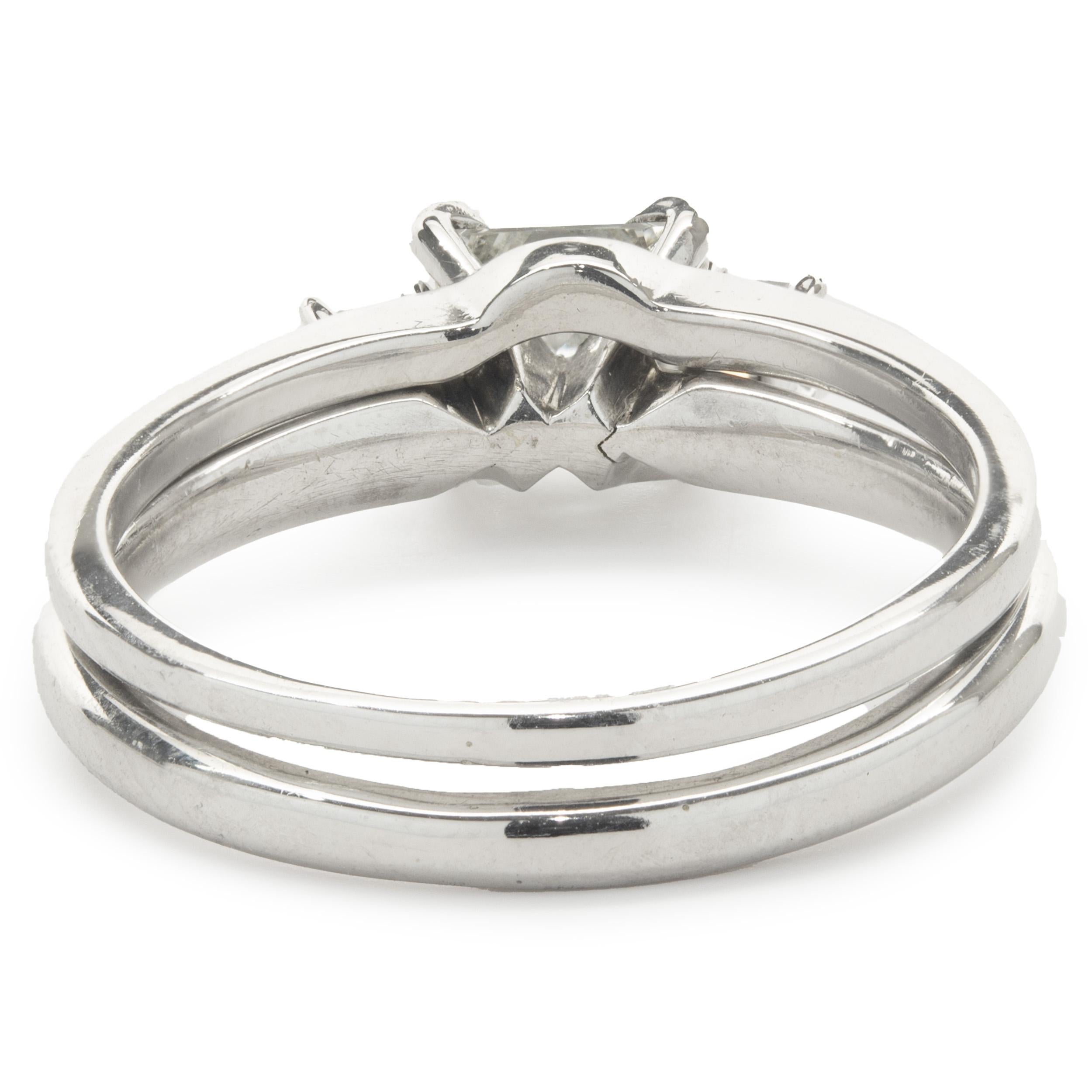 princess cut ring wrap